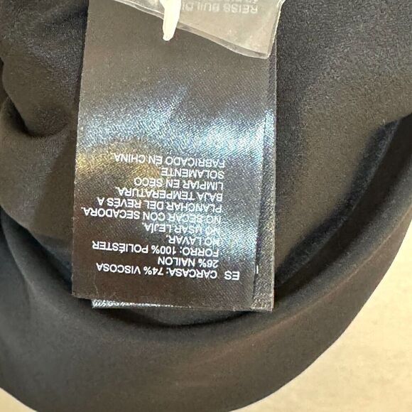 REISS NEW Bianca Black Velvet Mini Dress US Size 10 $345 - Picture 13 of 13